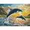 Diamond Dotz® Intermediate Dolphin Sunset Pre-Framed Diamond Painting Kit